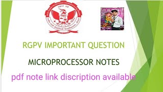 MICROPROCESSOR SHORT NOTES ALL UNITS AND PDF LINK  GIVEN DISCRIPTION