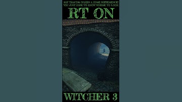 Witcher 3 | Ray tracing ON vs OFF #13 #Witcher3  #raytracing #comparison