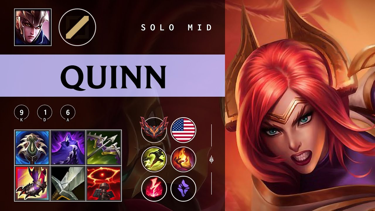 Quinn Mid vs Twisted Fate - NA Grandmaster Patch 25.22