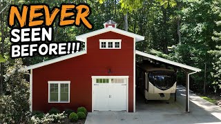 The Long Awaited RV Storage Barn Tour // How to Build an RV Storage Building or Barndominium