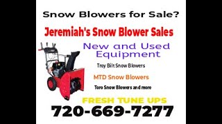 Snow Blowers for Sale in Northglenn   Colorado   Denver Marketplace