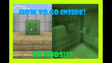 How To Go Into Blocks In Minecraft! (Minecraft PE/Bedrock Edition) (Command block tutorial)