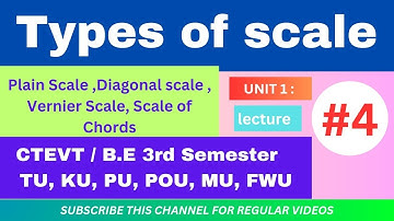 Types of scale in survey| scale in surveying  CTEVT , BE civil 3rd semester & loksewa