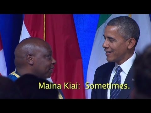 Obama's joke on quitting smoking caught on open mic