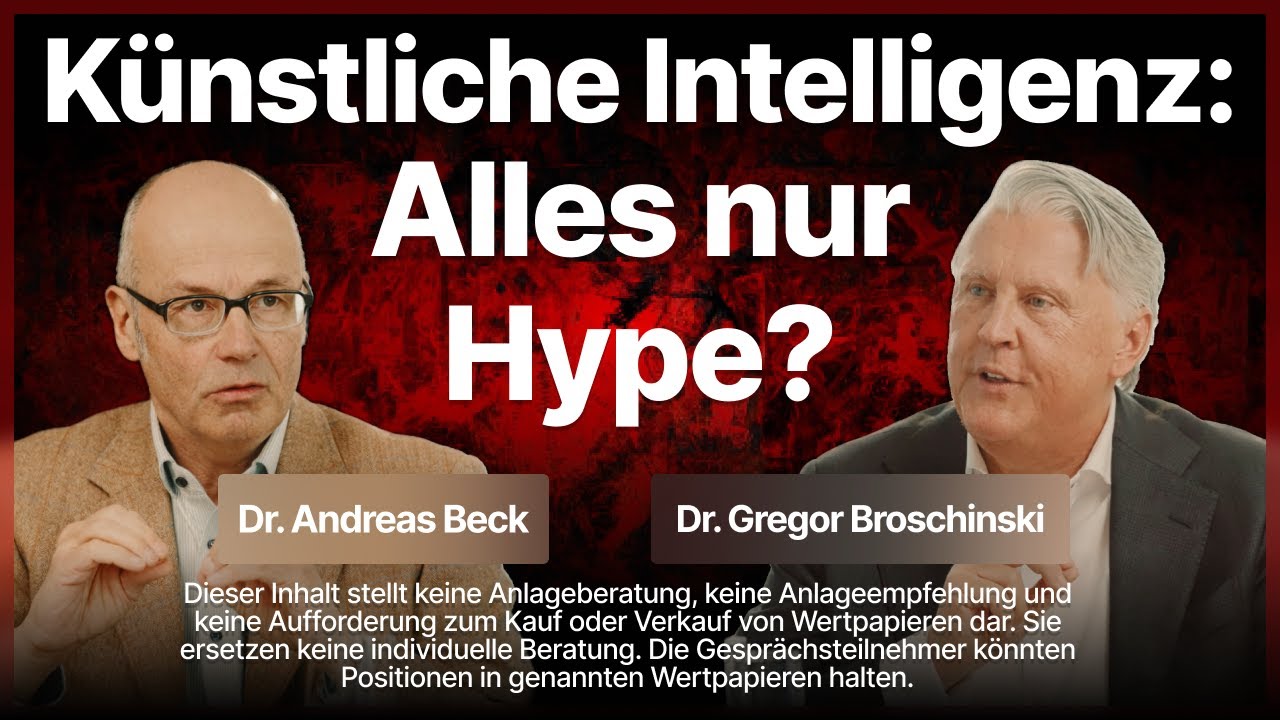 Künstliche Intelligenz: Hype oder Zukunft? Dr. Andreas Beck & Dr. Gregor Broschinski im Gespräch