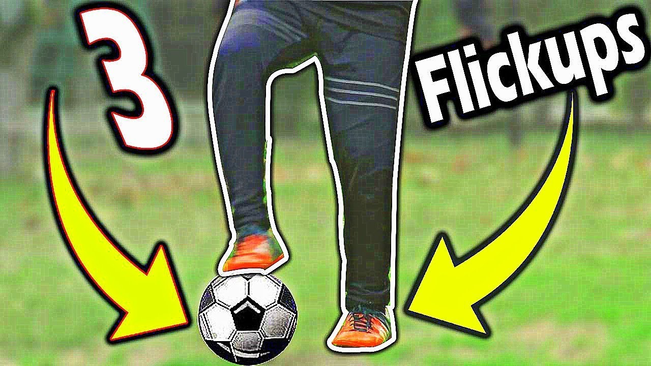 How to a football freestyler 3 flickups 1 cool soccer