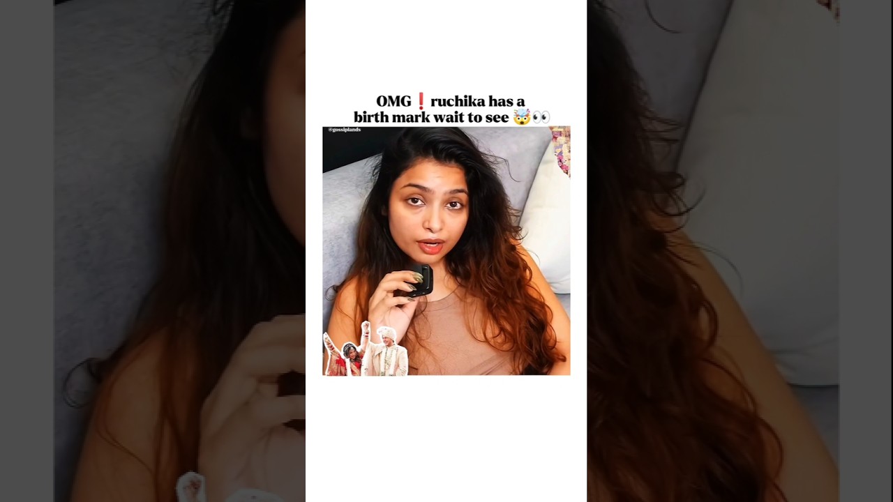 ruchika rathore has a birth mark 🤯❗