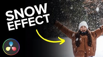 How to Make Snow Effect in DaVinci Resolve