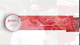 Glatt. Experts. ACHEMA 2018. Interview with Bernd Looser