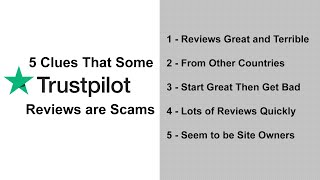 5 Clues That Some TrustPilot Reviews are Scams or Fake