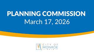 March 17, 2026 - Planning Commission