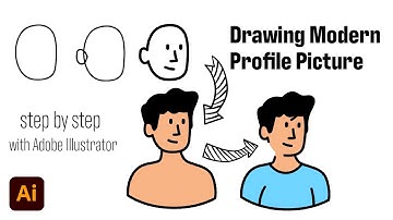 Drawing Modern People for Profile Picture with Adobe Illustrator