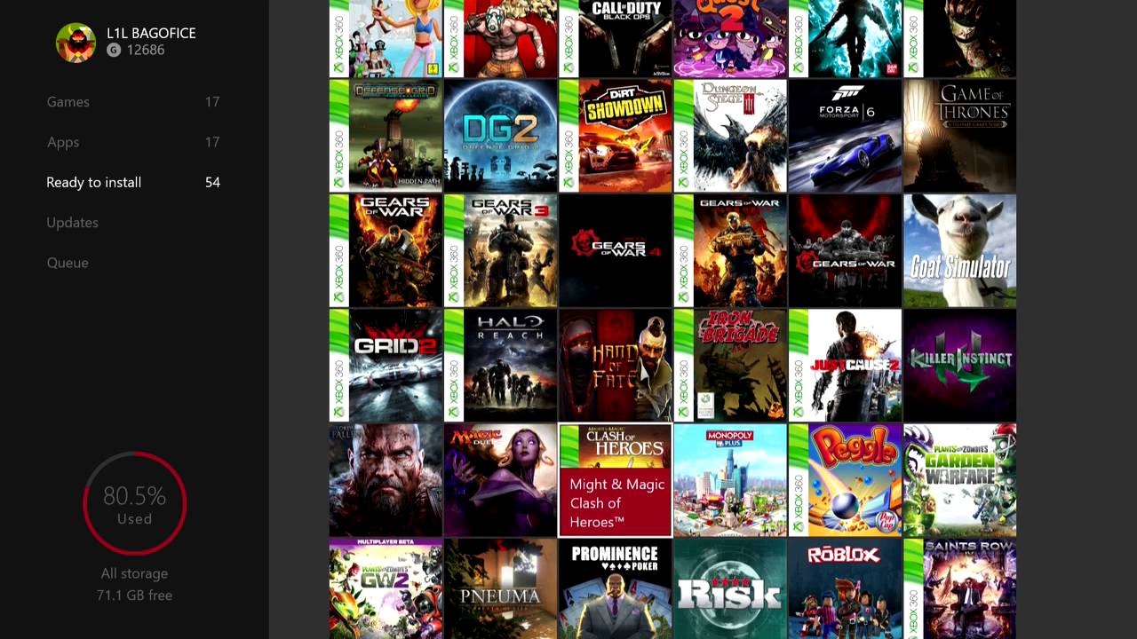 Xbox one hidden games fix