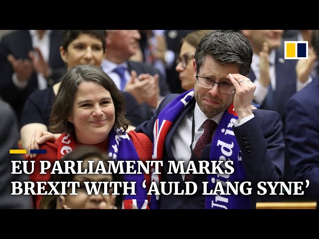 European Parliament bids farewell to United Kingdom with ‘Auld Lang Syne’ class=