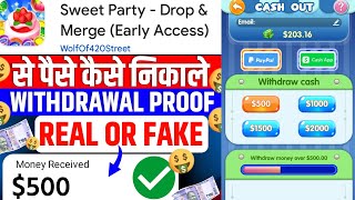 Sweet Party Game Withdrawal |Sweet Party Drop & Merge App Real Or Fake | Paise Kaise Nikale | Review screenshot 3