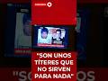 "SON UNOS TÍTERES QUE NO SIRVEN PARA NADA" | #shorts #política #debate #sheinbaum #ultimahora #4t