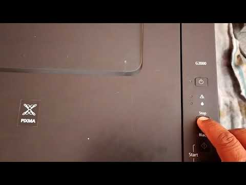 Canon Pixma G2000 Reset, 7 time light Blink, code:5200,5B00,100 working