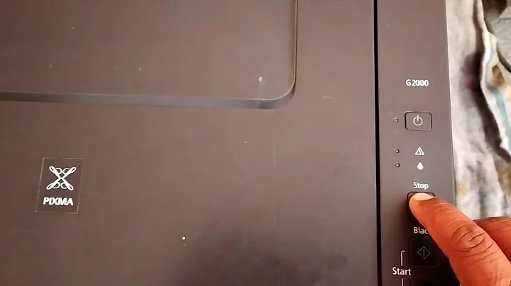 Canon Pixma G2000 Reset, 7 time light Blink, code:5200,5B00,100% working