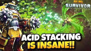 Stacking Acid Damage Is Insanely Strong! | Deep Rock Galactic: Survivor