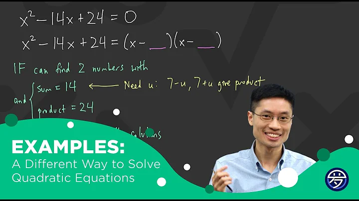 Examples: A Different Way to Solve Quadratic Equations - DayDayNews