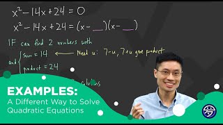 Examples: A Different Way to Solve Quadratic Equations screenshot 4