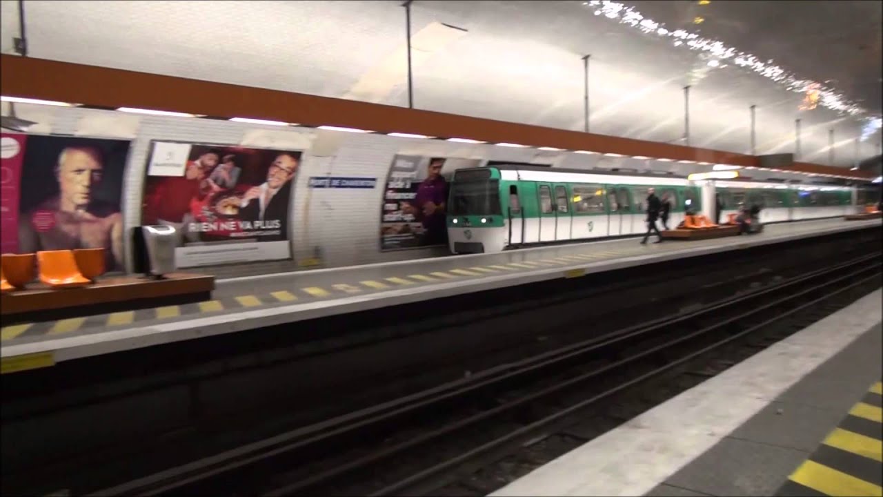 Paris Métro Ligne 8 (Porte de Charenton) YouTube