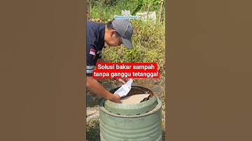 Bakar sampah tanpa ganggu tetangga? CFDrum jawabannya! Minim asap, aman, dan cocok buat KKN!