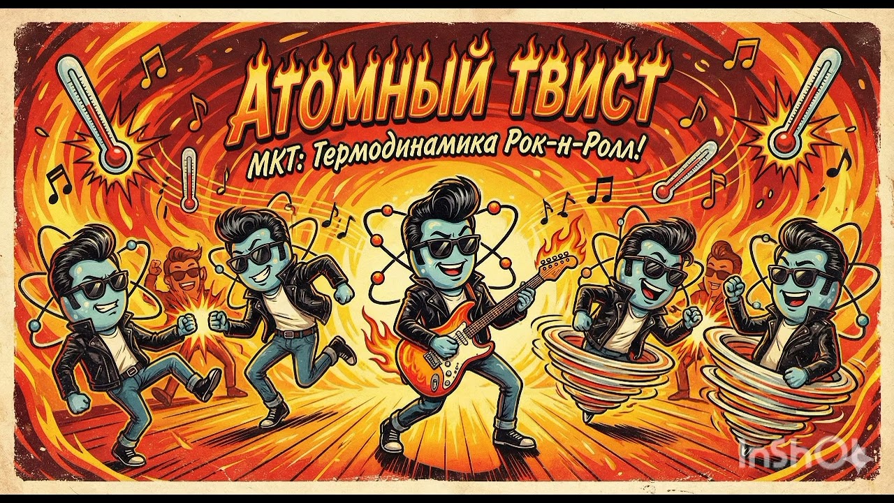 🎸 АТОМНЫЙ ТВИСТ! Физика в стиле Рок-н-Ролл | Модуль 1: Что такое тепло? (МКТ)