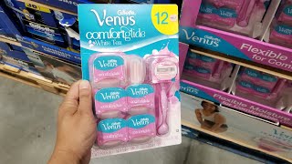 Costco Women's Razors - Gillette Venus ComfortGlide White Tea | Extra Smooth Sensitive