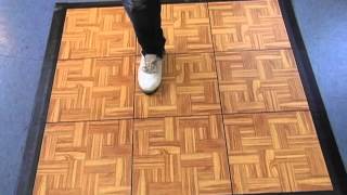 Tap Dance Floor Board Kit Of 9 Tiles - Greatmats