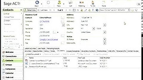 How to Attach Documents to  ACT Contacts -betterACTnow training