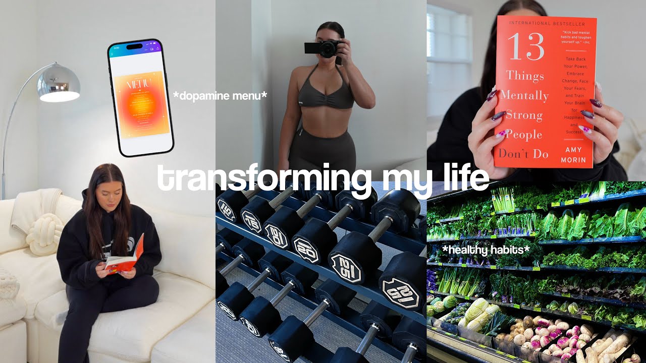 Transforming My Life in 30 Days | winter arc motivation, healthy habits, 30 hard, wellness diaries