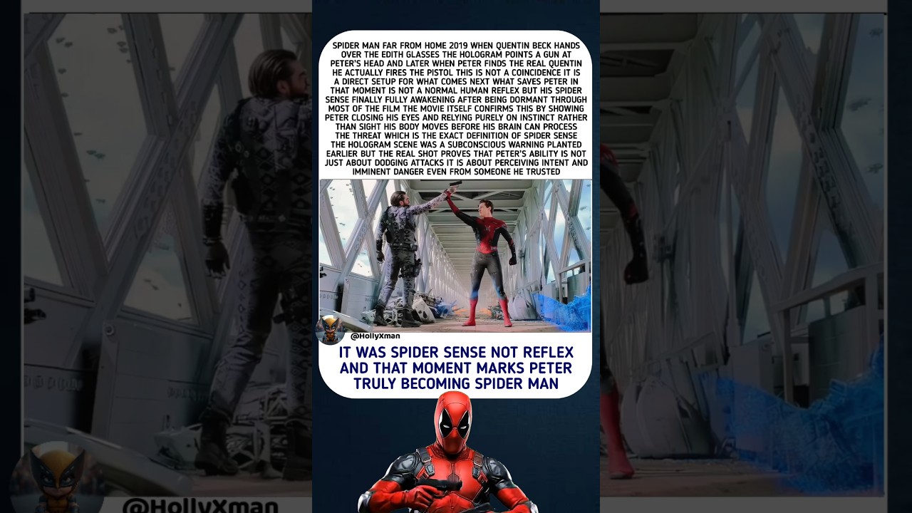 THE MOMENT PETER PARKER’S SPIDER SENSE FINALLY AWAKENS IN FAR FROM HOME 