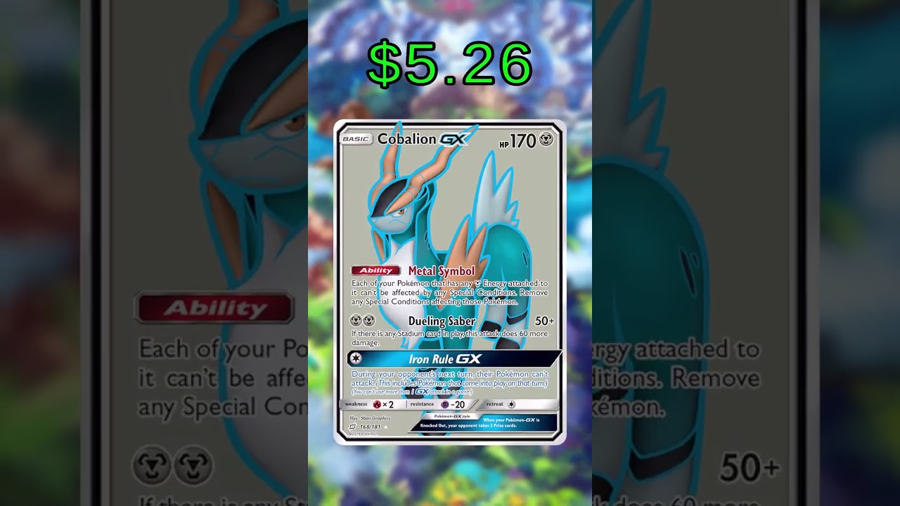 Top 10 Cobalion Pokemon Cards (Price) (English) (November 2025)