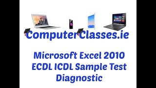 ECDL ICDL Microsoft Excel 2010 Diagnostic Sample Test