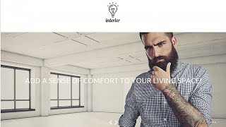 Interior & Furniture Responsive Moto CMS 3 Template #52797