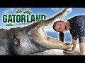 JULIA EATS GATOR AT GATORLAND