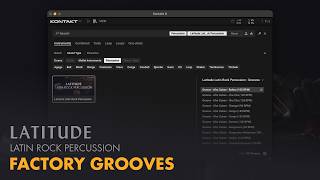 Latitude Latin Rock Percussion - Factory Grooves