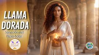 Llama Dorada | Sanación del Plexo Solar y Poder Interior | AIsset