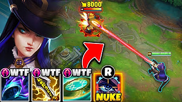 THE #1 HIGHEST DAMAGE CAITLYN ULT POSSIBLE! PRESS R AND ONE SHOT ANYTHING!