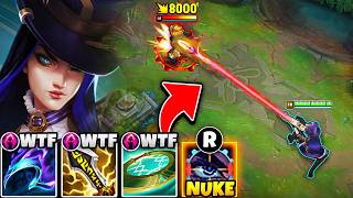 The Highest Damage Caitlyn Ult Possible Press R And One Shot Anything