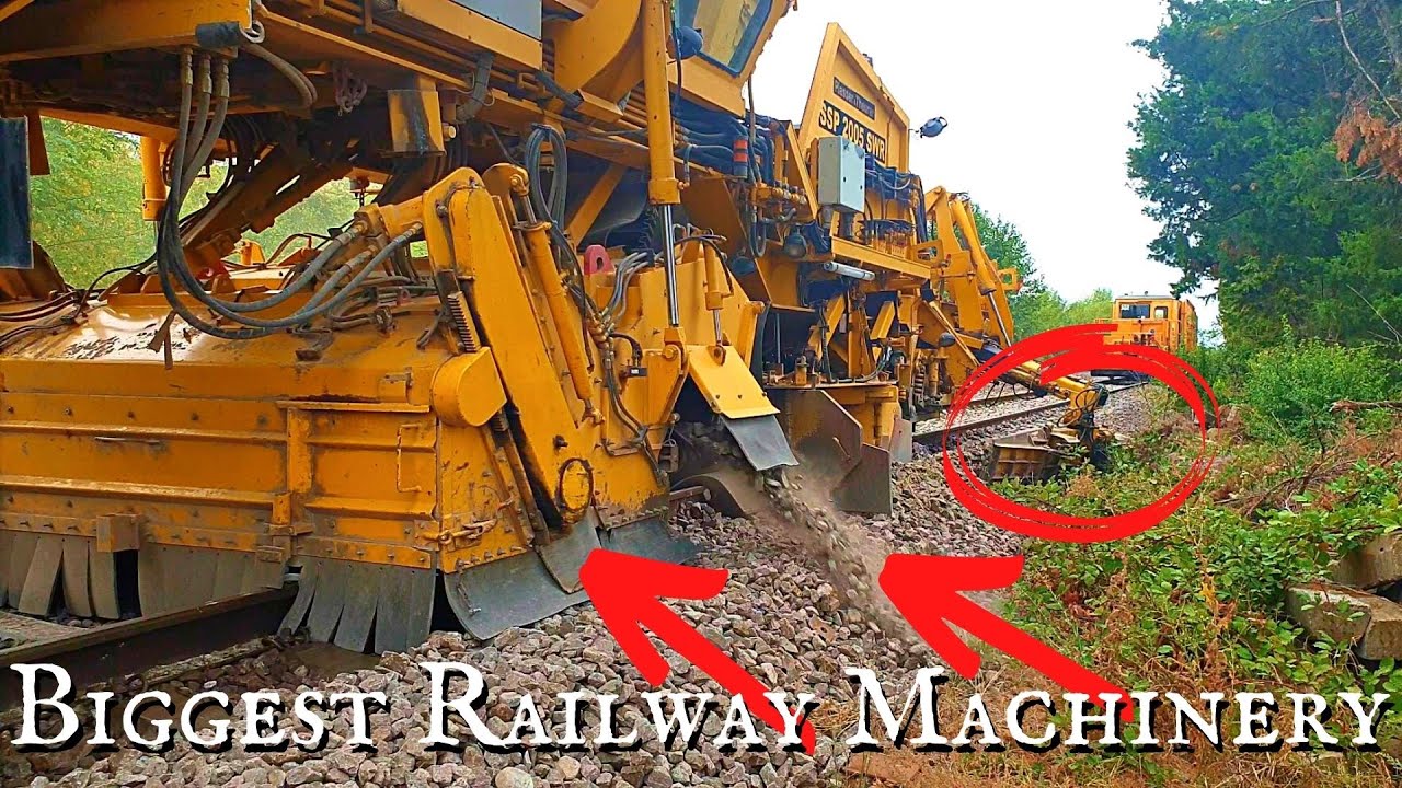 World Biggest Modern Railway Machinery Train - Plasser&Theurer SSP2005SWR