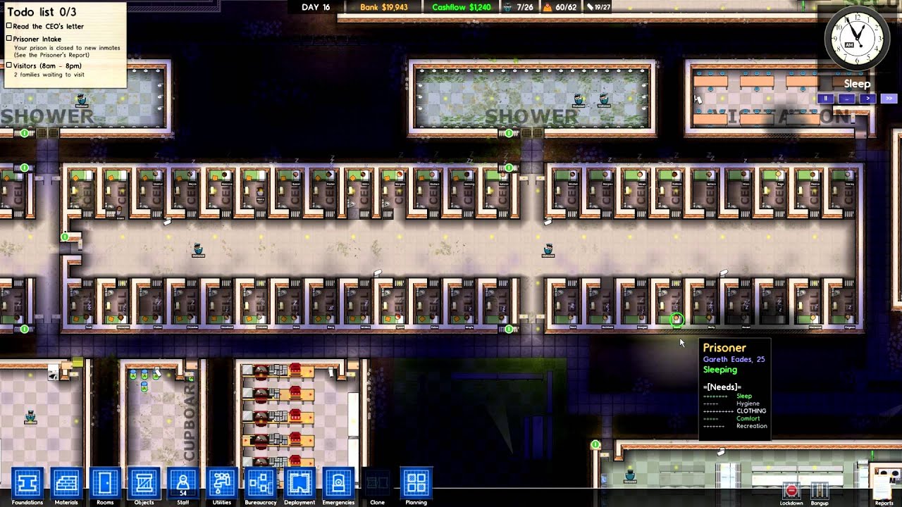 (Let's Play) Prison Architect (Alpha 9)  EP 23 - Extra Grants PT5 - Pretty Prison