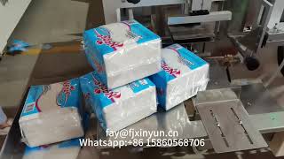 Double head semi auto serviette tissue paper packing machine#semiautopackingmachine#tissuemachine