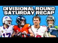 NFL Divisional Round Saturday Recap