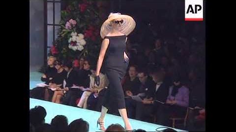 FRANCE: PARIS: LATEST CHRISTIAN DIOR FASHION COLLECTION