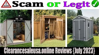 Clearancesaleusa.online Reviews ( July 2023) Check Scam Or Legit? Watch Now | Scam Advisor Report