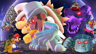 What If Mario & Bowser Fight 12 Bosses At Once in Super Mario Odyssey? (Mario vs Bowser Comparison)