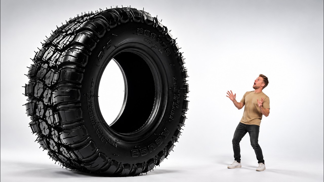 Video: We Put a HEAVY DUTY Tire on an Electric Longboard! - 200 x 75mm (ONSRA)