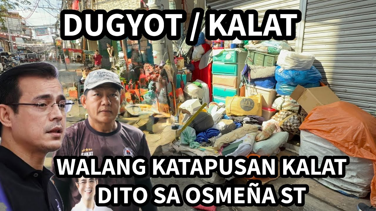 HINDI MAUBOS UBOS ANG KALAT SA LUGAR NA ITO SA TONDO ! DUGYOT AT PURO KALAT 🤦